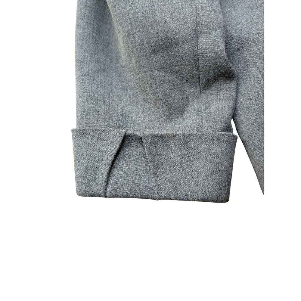 Tahari Grey Wool‎ Blend 3 Button Blazer Jacket Womens Petite 14P Career Academia - Picture 5 of 9